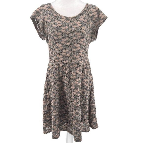 Anthropologie Deletta Lace Overlay Dress sz L EUC Romantic, Elegant, Date night - Picture 1 of 13